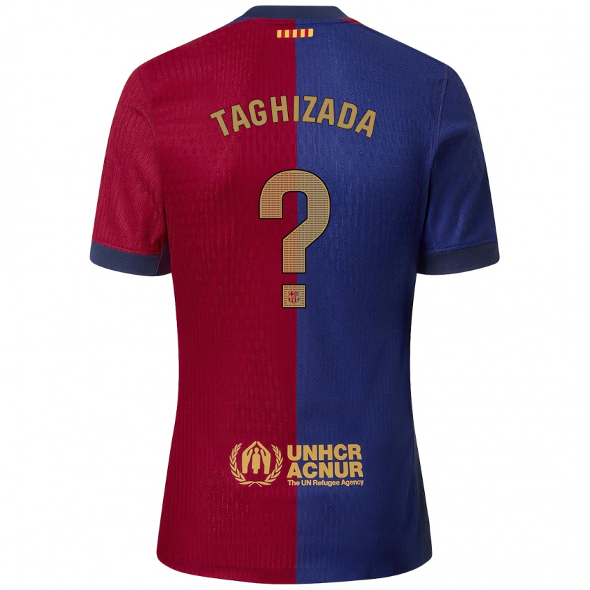 Bambino Maglia Eldar Taghizada #0 Blu Rosso Kit Gara Home 2024/25 Maglietta