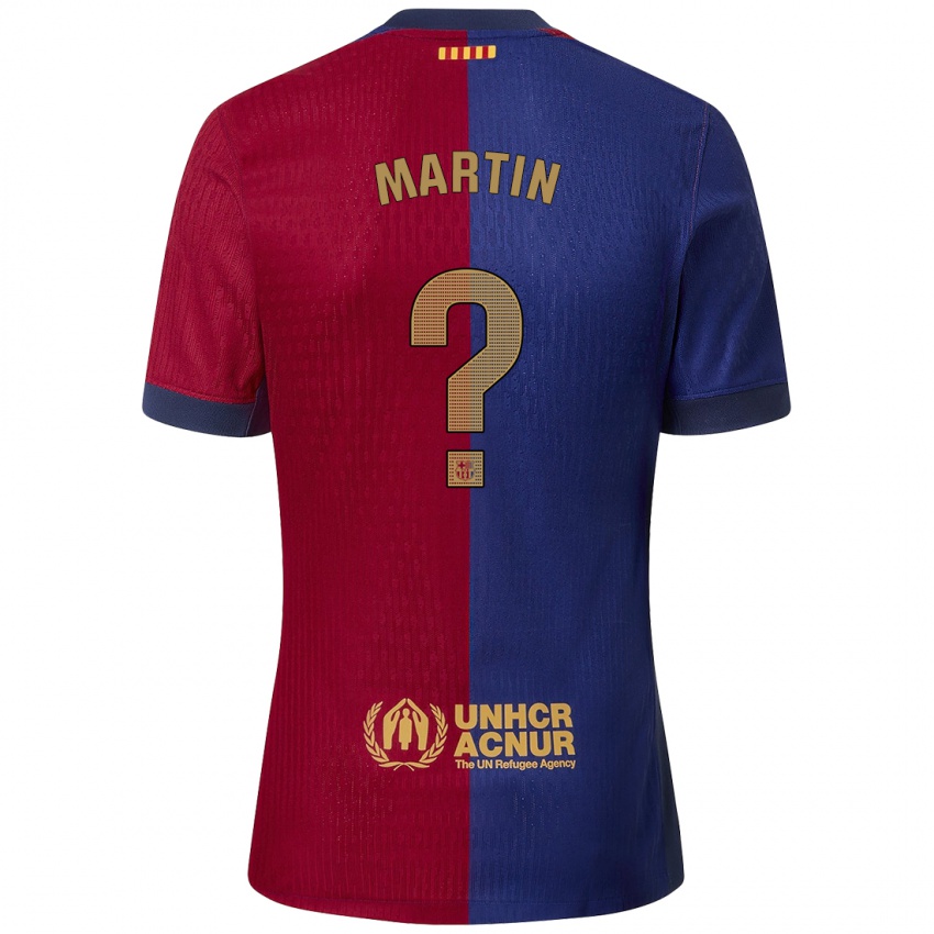 Bambino Maglia Antonio Martin #0 Blu Rosso Kit Gara Home 2024/25 Maglietta