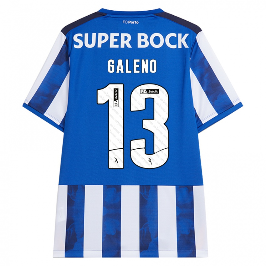 Bambino Maglia Galeno #13 Blu Bianco Kit Gara Home 2024/25 Maglietta