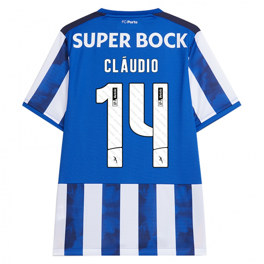 Bambino Maglia Claudio Ramos #14 Blu Bianco Kit Gara Home 2024/25 Maglietta