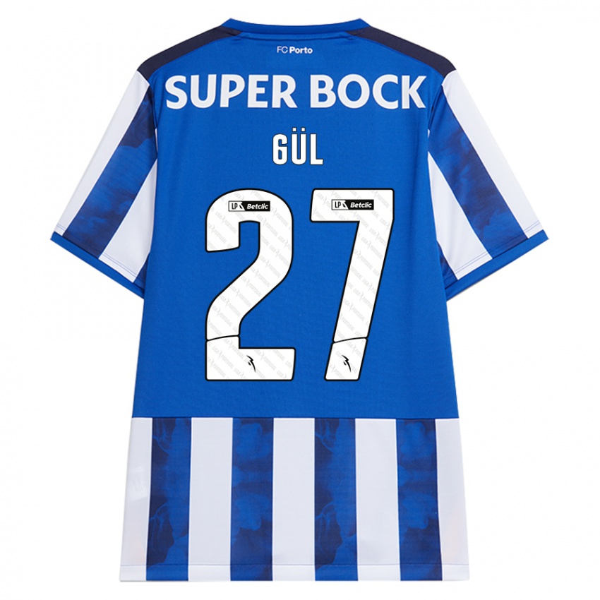 Bambino Maglia Deniz Gül #27 Blu Bianco Kit Gara Home 2024/25 Maglietta