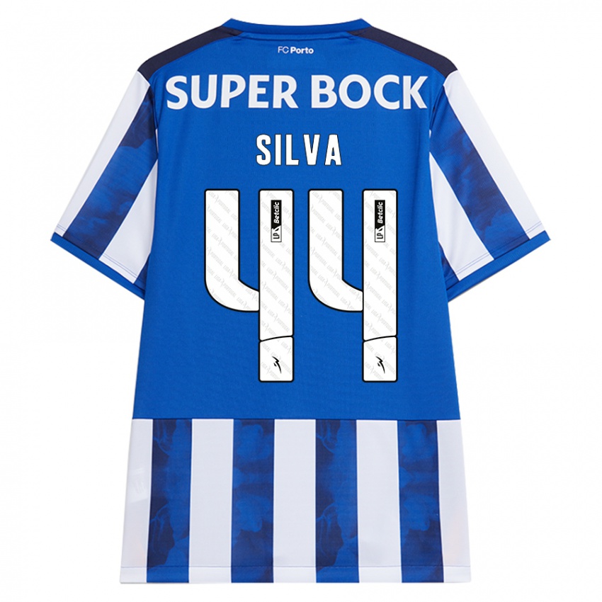 Bambino Maglia Felipe Silva #44 Blu Bianco Kit Gara Home 2024/25 Maglietta