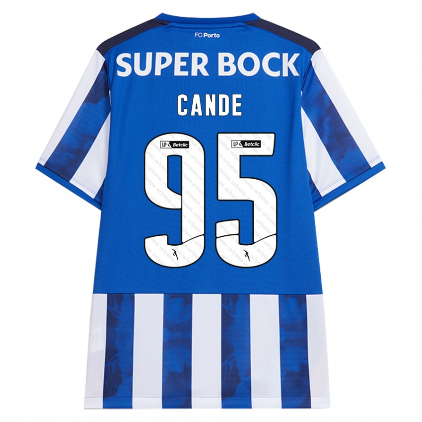 Bambino Maglia Anhá Cande #95 Blu Bianco Kit Gara Home 2024/25 Maglietta