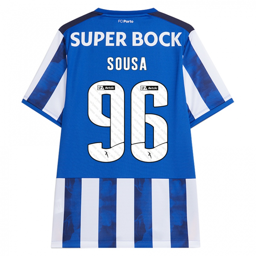 Bambino Maglia Filipe Sousa #96 Blu Bianco Kit Gara Home 2024/25 Maglietta