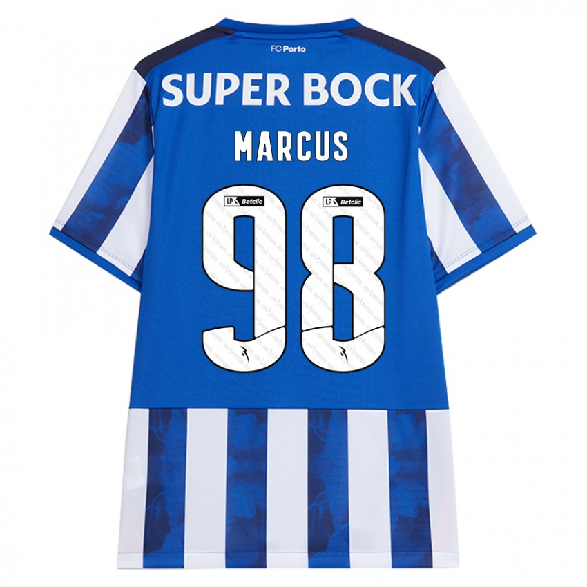 Bambino Maglia Abraham Marcus #98 Blu Bianco Kit Gara Home 2024/25 Maglietta