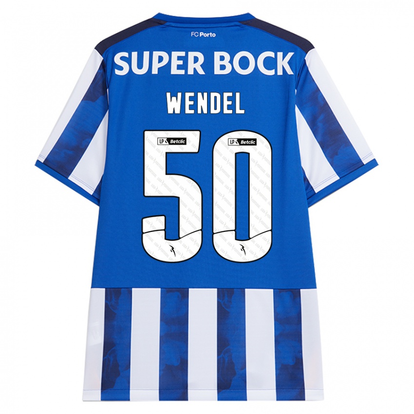 Bambino Maglia Wendel #50 Blu Bianco Kit Gara Home 2024/25 Maglietta