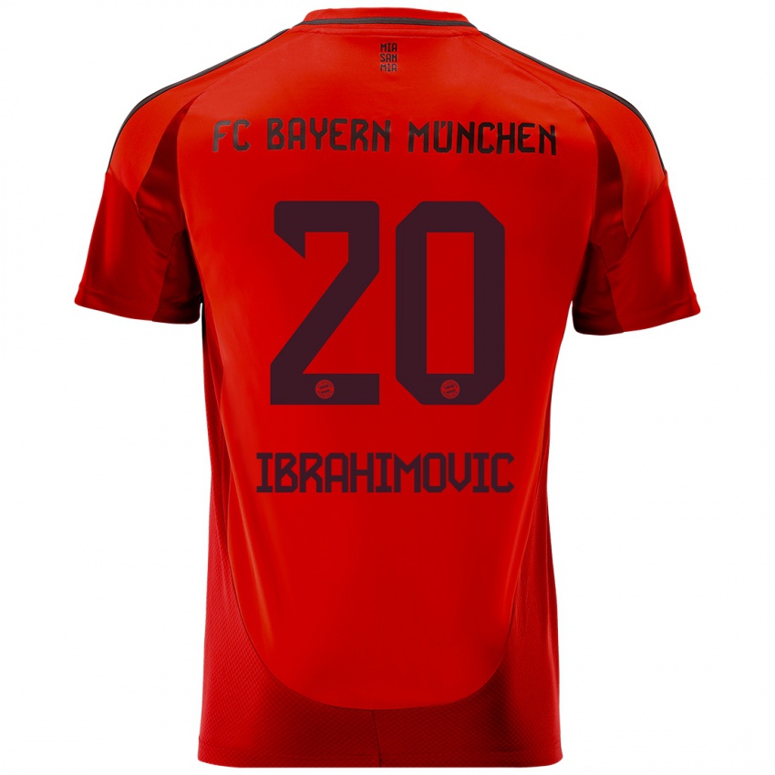 Bambino Maglia Arijon Ibrahimovic #20 Rosso Kit Gara Home 2024/25 Maglietta