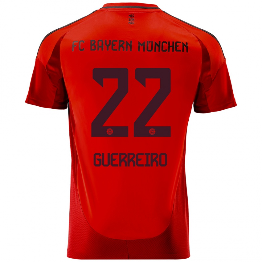 Bambino Maglia Raphael Guerreiro #22 Rosso Kit Gara Home 2024/25 Maglietta