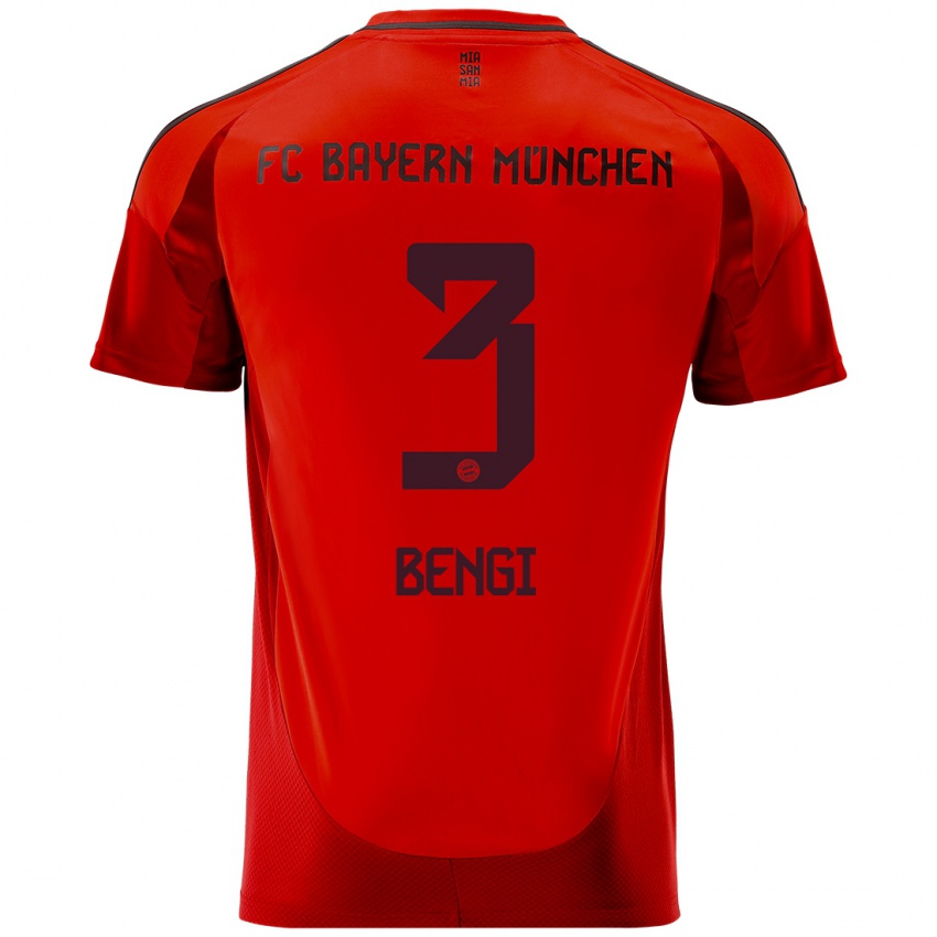 Bambino Maglia Kaan Bengi #3 Rosso Kit Gara Home 2024/25 Maglietta