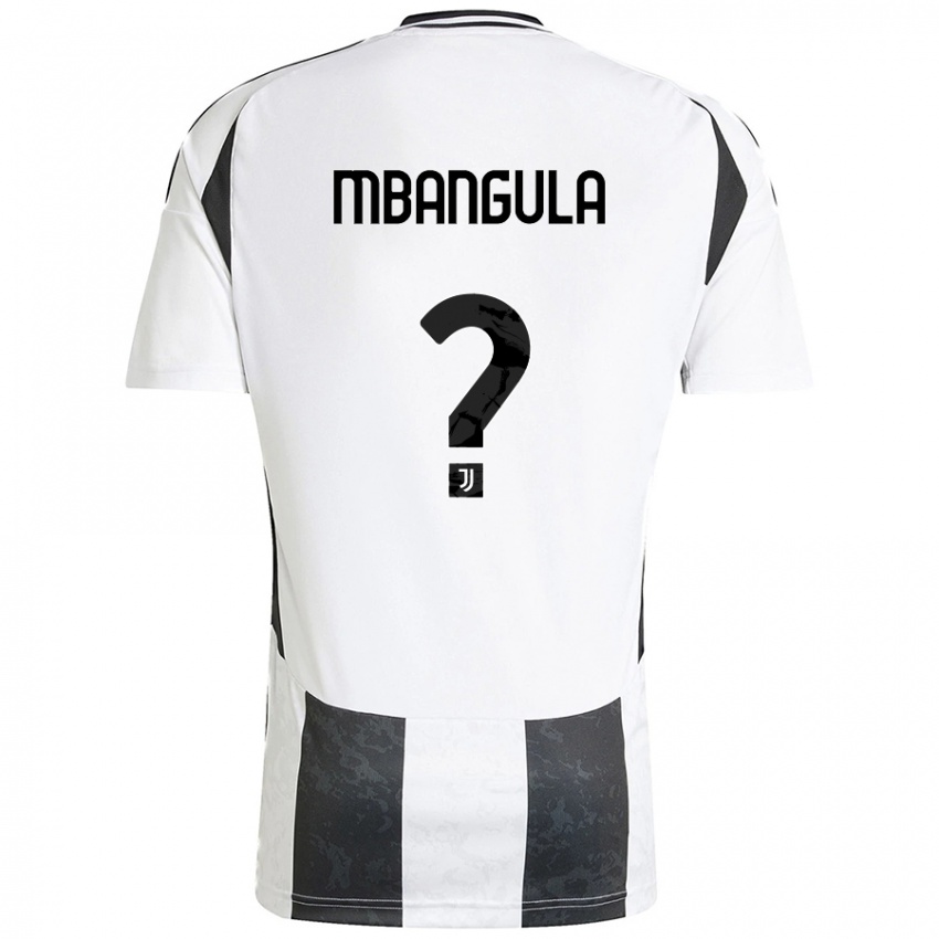 Bambino Maglia Samuel Mbangula #0 Bianco Nero Kit Gara Home 2024/25 Maglietta