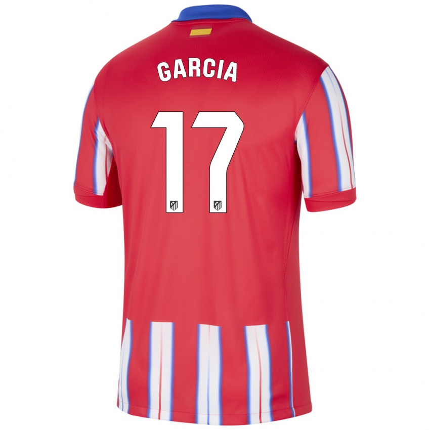 Bambino Maglia Gaby García #17 Rosso Bianco Blu Kit Gara Home 2024/25 Maglietta