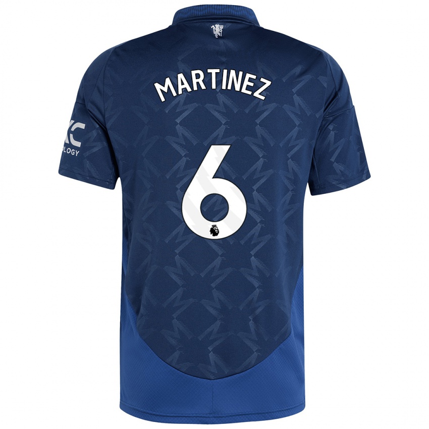 Bambino Maglia Lisandro Martinez #6 Indaco Kit Gara Away 2024/25 Maglietta