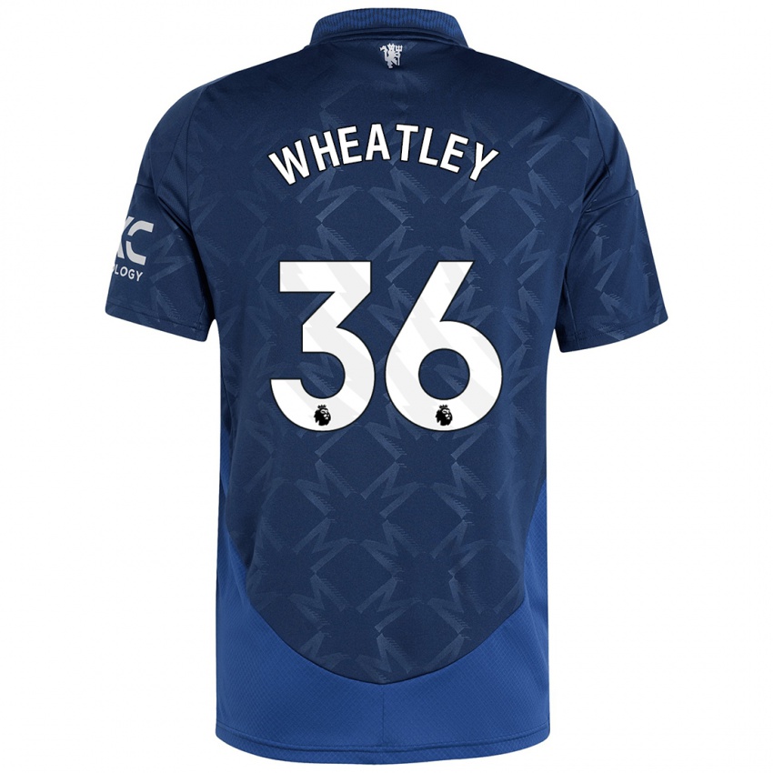 Bambino Maglia Ethan Wheatley #36 Indaco Kit Gara Away 2024/25 Maglietta