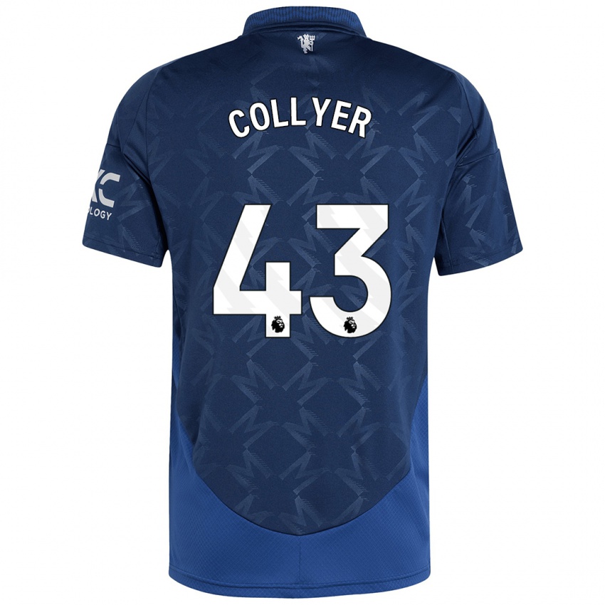 Bambino Maglia Toby Collyer #43 Indaco Kit Gara Away 2024/25 Maglietta