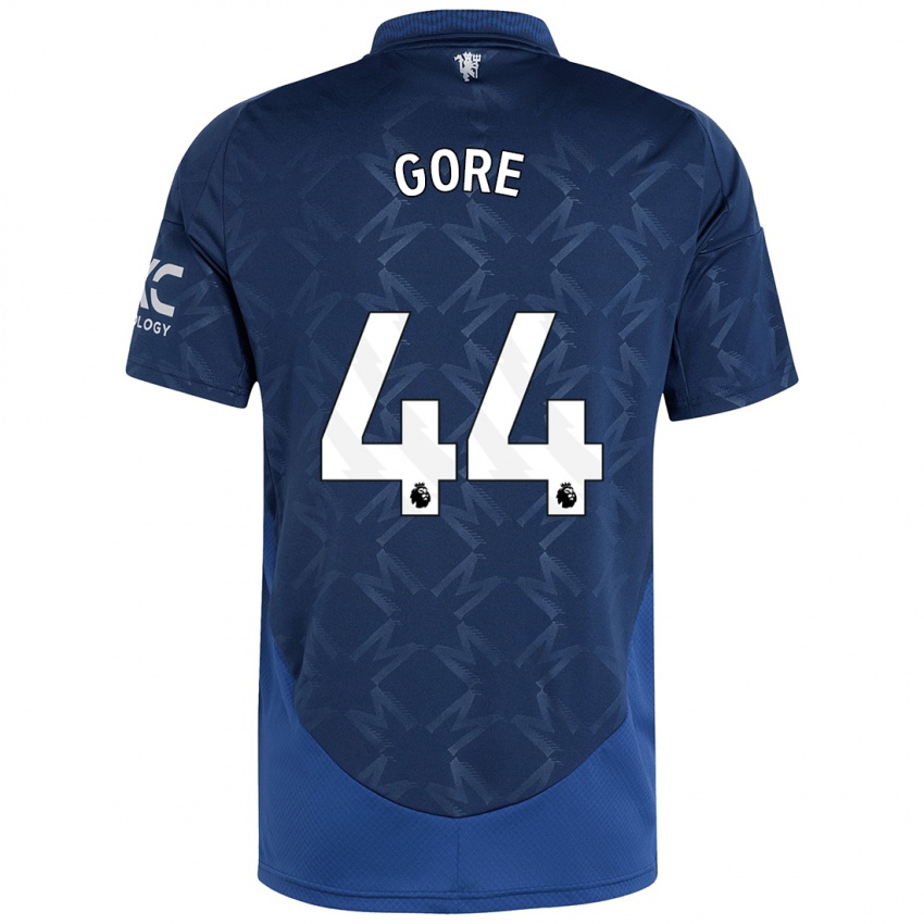 Bambino Maglia Daniel Gore #44 Indaco Kit Gara Away 2024/25 Maglietta