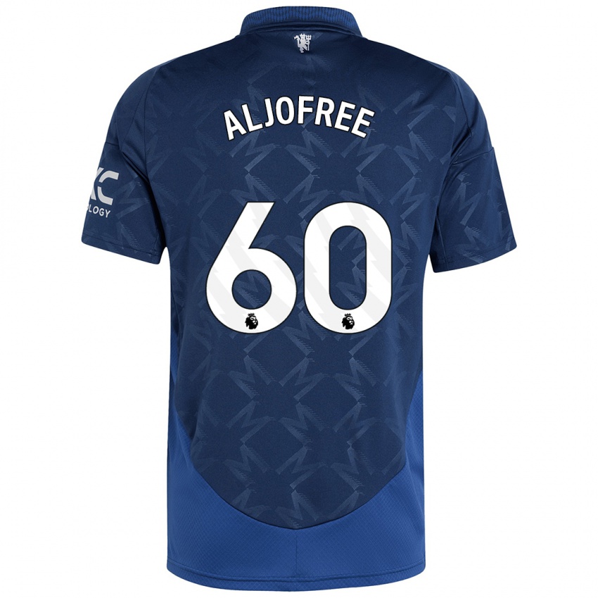 Bambino Maglia Sonny Aljofree #60 Indaco Kit Gara Away 2024/25 Maglietta