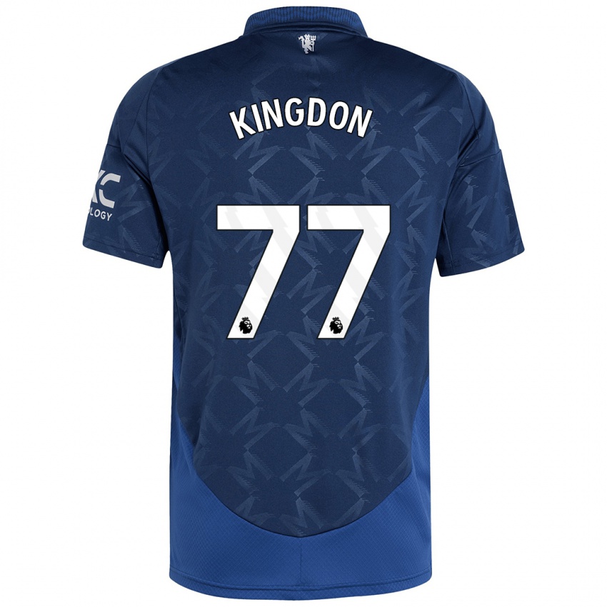 Bambino Maglia Jack Kingdon #77 Indaco Kit Gara Away 2024/25 Maglietta