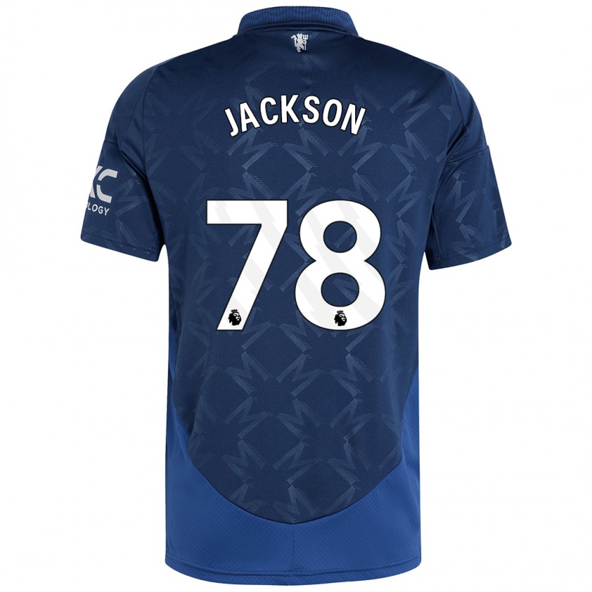 Bambino Maglia Louis Jackson #78 Indaco Kit Gara Away 2024/25 Maglietta