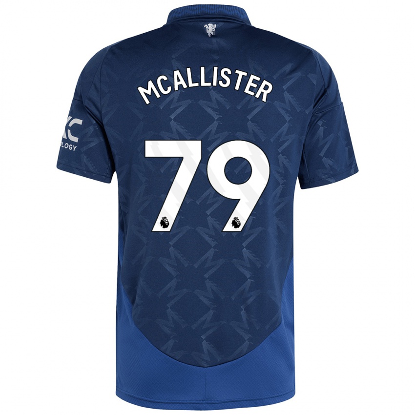 Bambino Maglia Finley Mcallister #79 Indaco Kit Gara Away 2024/25 Maglietta