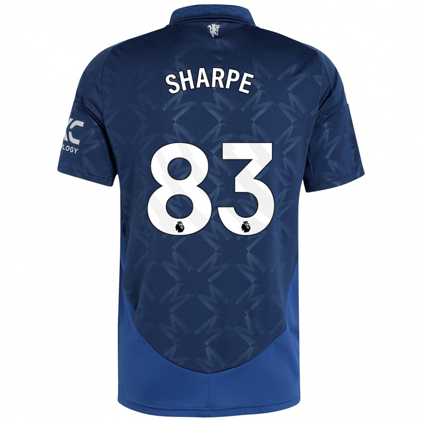 Bambino Maglia Malachi Sharpe #83 Indaco Kit Gara Away 2024/25 Maglietta