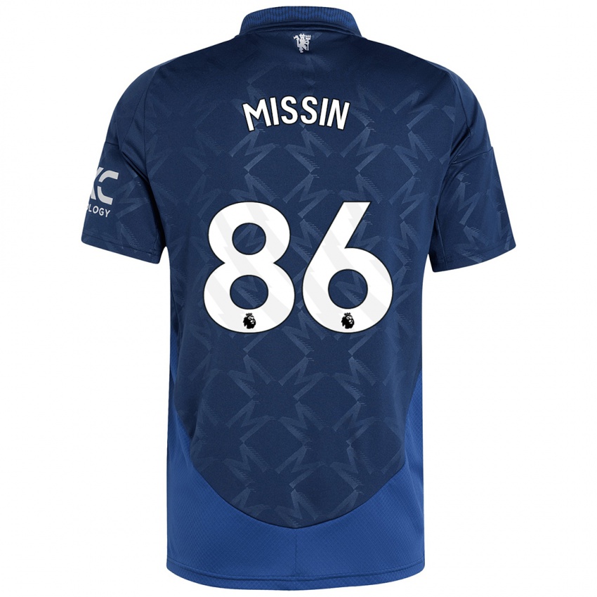 Bambino Maglia Ashton Missin #86 Indaco Kit Gara Away 2024/25 Maglietta