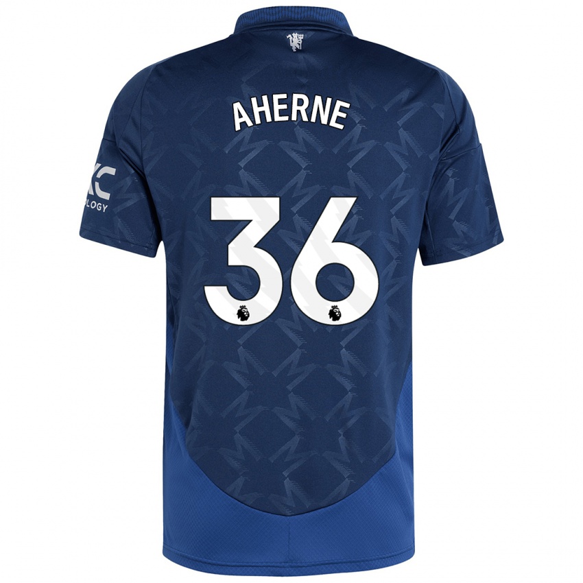 Bambino Maglia Alyssa Aherne #36 Indaco Kit Gara Away 2024/25 Maglietta