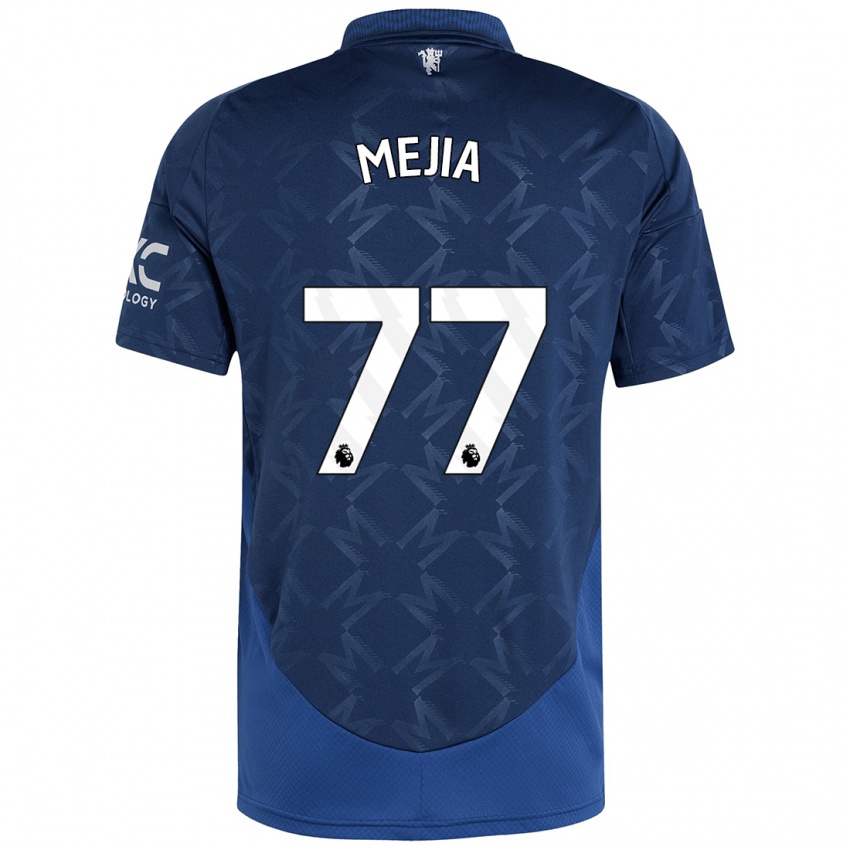 Bambino Maglia Mateo Mejia #77 Indaco Kit Gara Away 2024/25 Maglietta