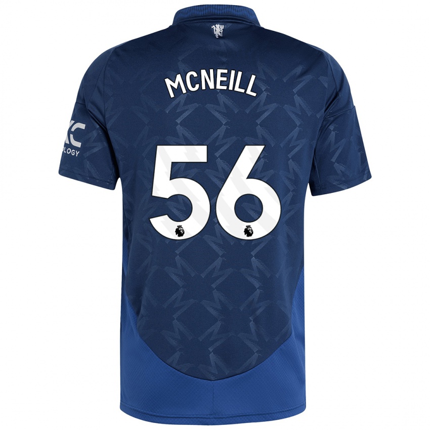 Bambino Maglia Charlie Mcneill #56 Indaco Kit Gara Away 2024/25 Maglietta