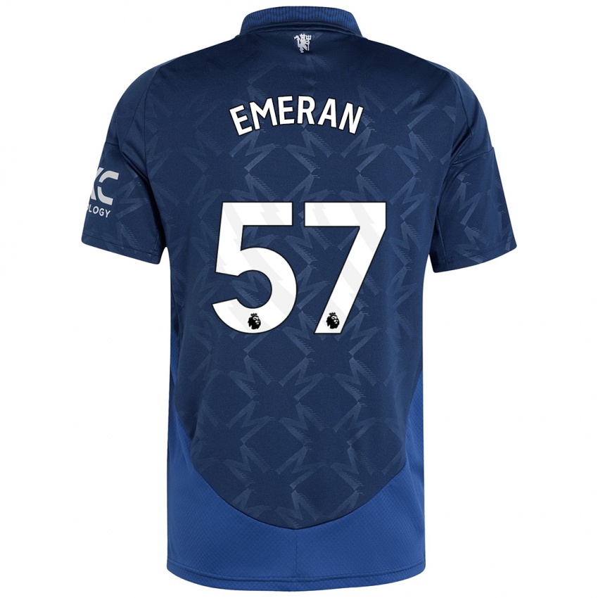 Bambino Maglia Noam Emeran #57 Indaco Kit Gara Away 2024/25 Maglietta