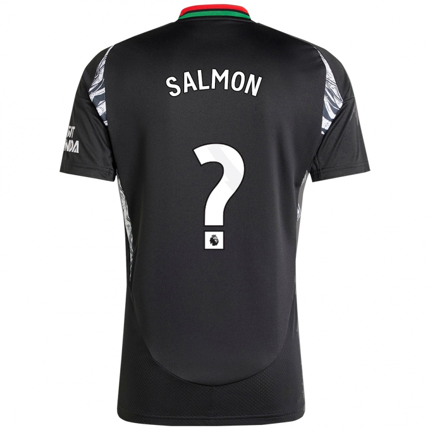 Bambino Maglia Marli Salmon #0 Nero Kit Gara Away 2024/25 Maglietta