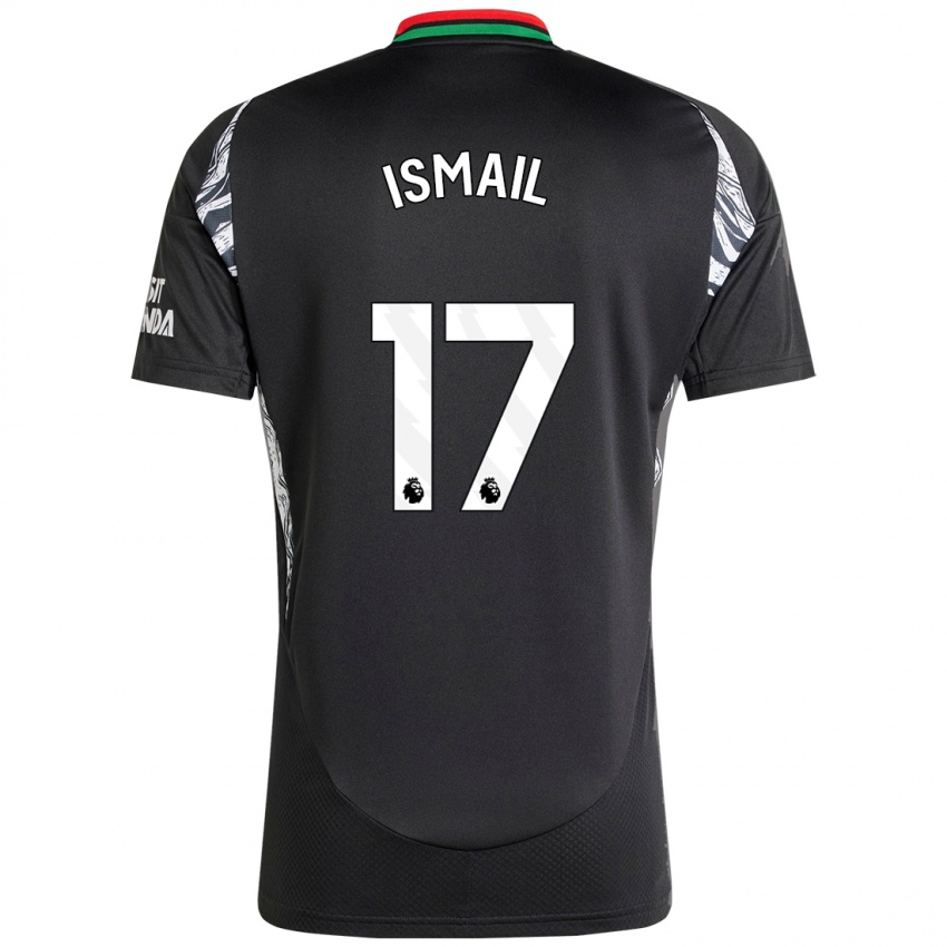 Bambino Maglia Cam'ron Ismail #17 Nero Kit Gara Away 2024/25 Maglietta