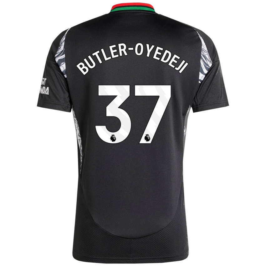 Bambino Maglia Nathan Butler-Oyedeji #37 Nero Kit Gara Away 2024/25 Maglietta