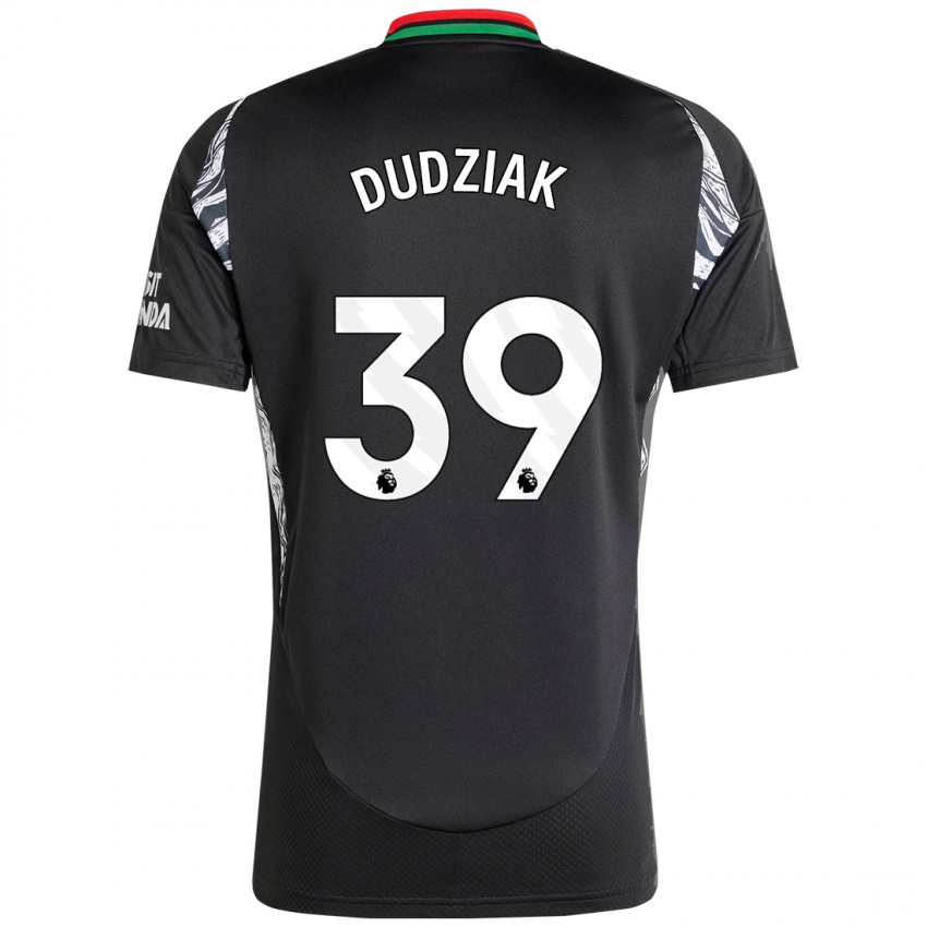 Bambino Maglia Harrison Dudziak #39 Nero Kit Gara Away 2024/25 Maglietta