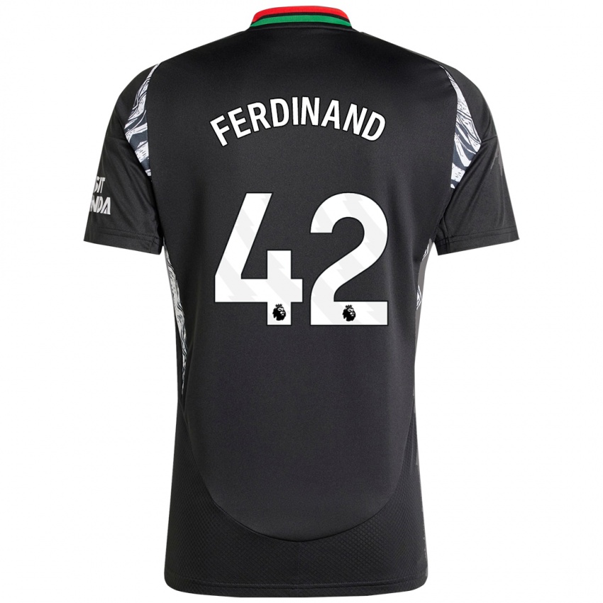 Bambino Maglia Seb Ferdinand #42 Nero Kit Gara Away 2024/25 Maglietta