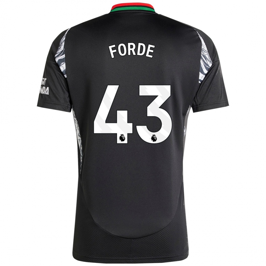 Bambino Maglia Romari Forde #43 Nero Kit Gara Away 2024/25 Maglietta