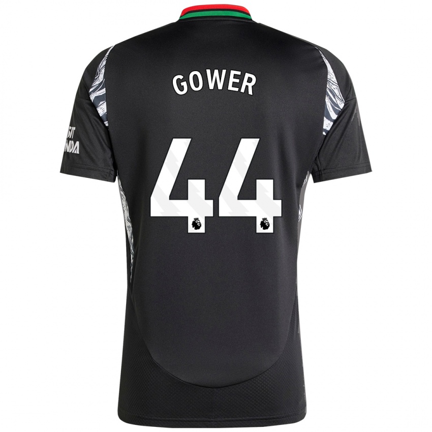 Bambino Maglia Jimi Gower #44 Nero Kit Gara Away 2024/25 Maglietta