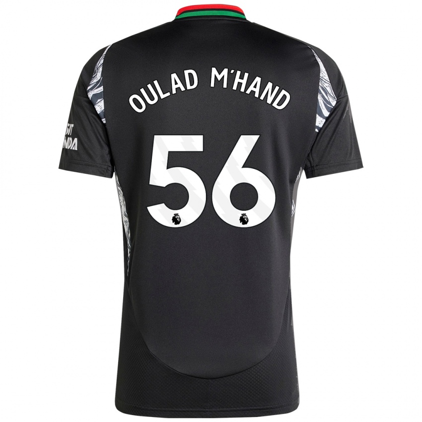 Bambino Maglia Salah-Eddine Oulad M'hand #56 Nero Kit Gara Away 2024/25 Maglietta