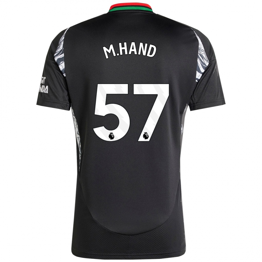 Bambino Maglia Ismail Oulad M'hand #57 Nero Kit Gara Away 2024/25 Maglietta