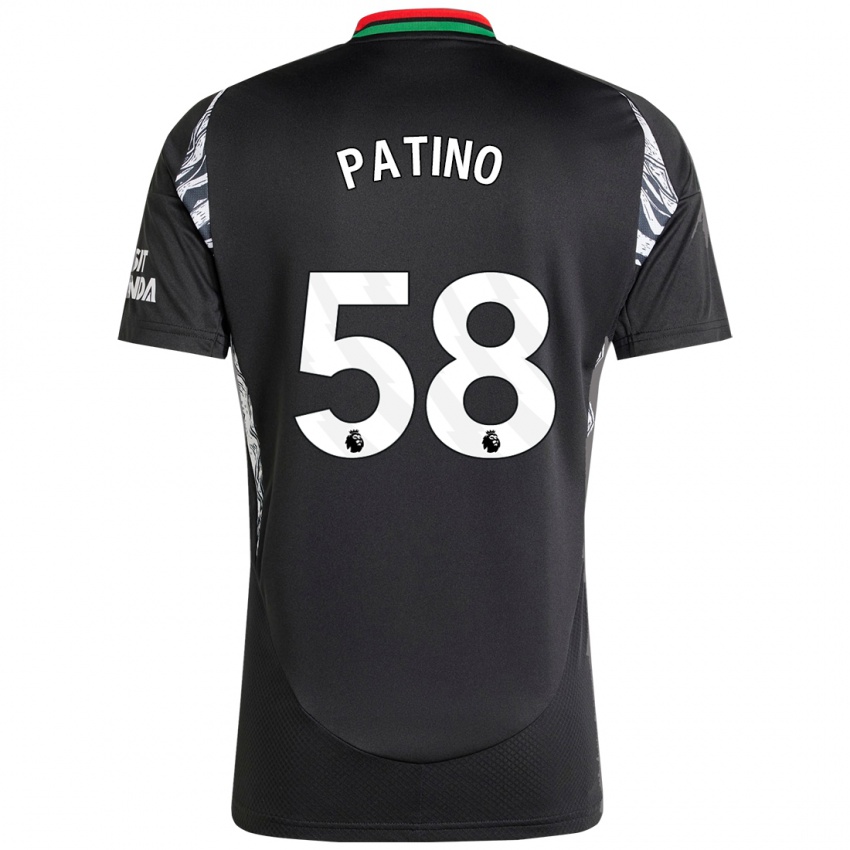 Bambino Maglia Charlie Patino #58 Nero Kit Gara Away 2024/25 Maglietta