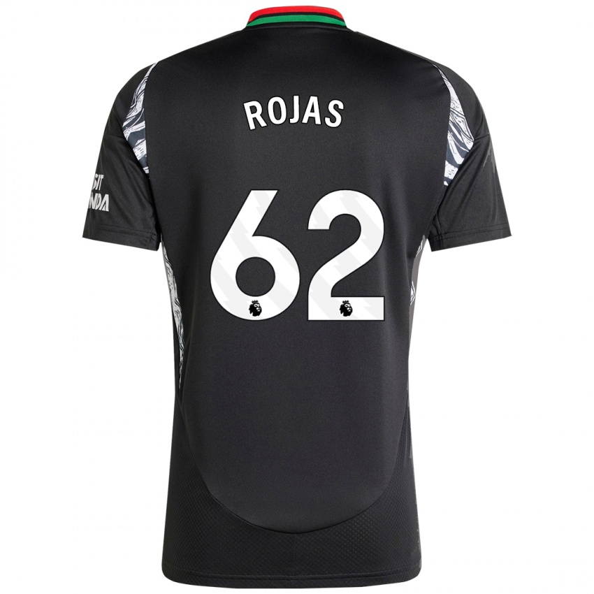 Bambino Maglia Alexei Rojas #62 Nero Kit Gara Away 2024/25 Maglietta