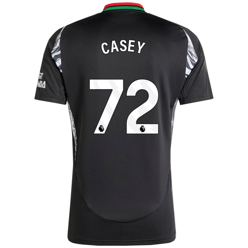 Bambino Maglia Dan Casey #72 Nero Kit Gara Away 2024/25 Maglietta