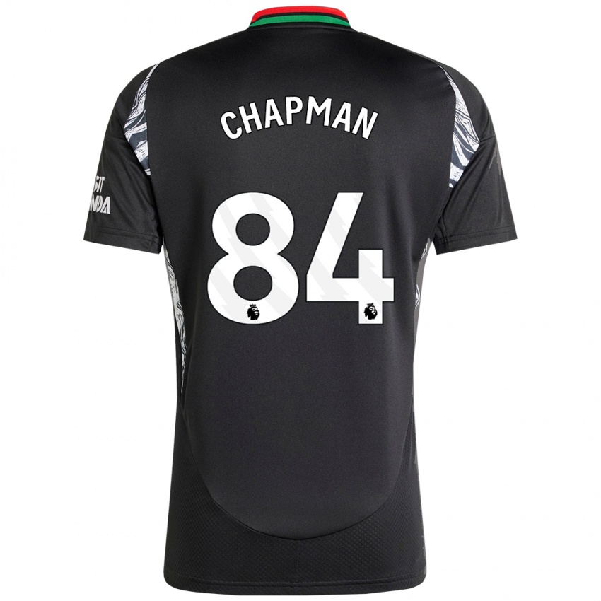 Bambino Maglia Samuel Chapman #84 Nero Kit Gara Away 2024/25 Maglietta