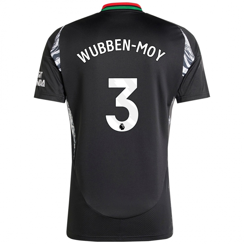 Bambino Maglia Lotte Wubben-Moy #3 Nero Kit Gara Away 2024/25 Maglietta