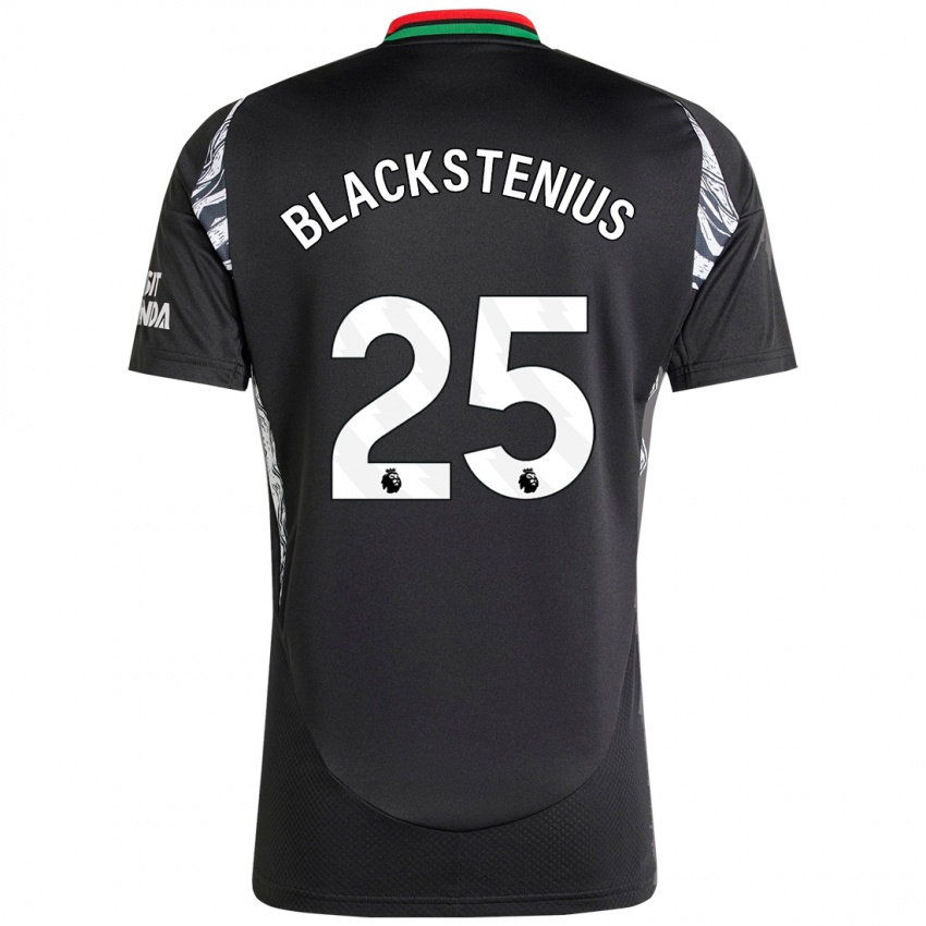 Bambino Maglia Stina Blackstenius #25 Nero Kit Gara Away 2024/25 Maglietta