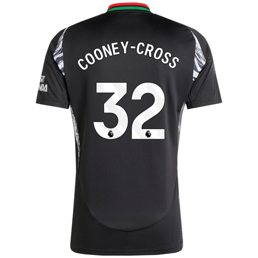 Bambino Maglia Kyra Cooney-Cross #32 Nero Kit Gara Away 2024/25 Maglietta