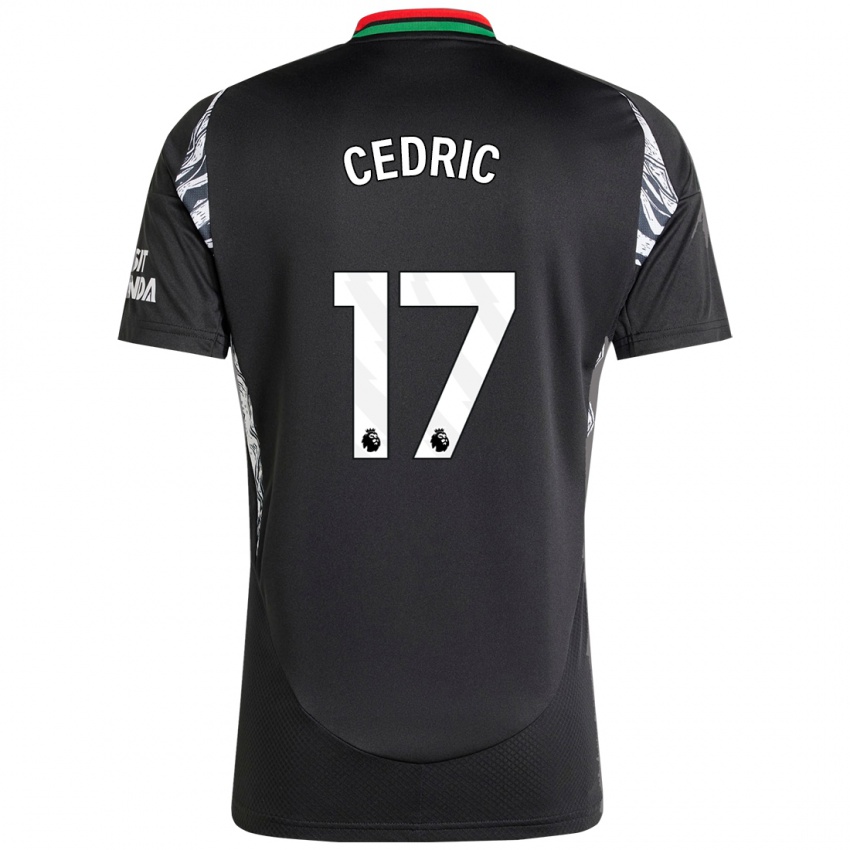 Bambino Maglia Cedric Soares #17 Nero Kit Gara Away 2024/25 Maglietta