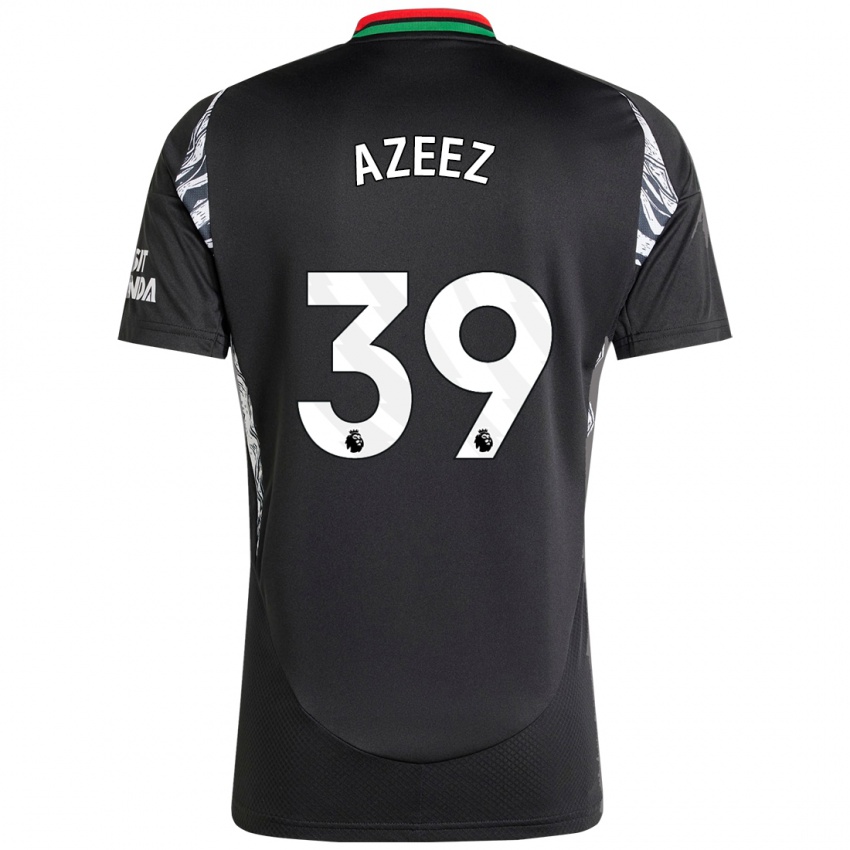 Bambino Maglia Miguel Azeez #39 Nero Kit Gara Away 2024/25 Maglietta