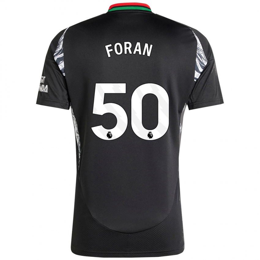 Bambino Maglia Taylor Foran #50 Nero Kit Gara Away 2024/25 Maglietta