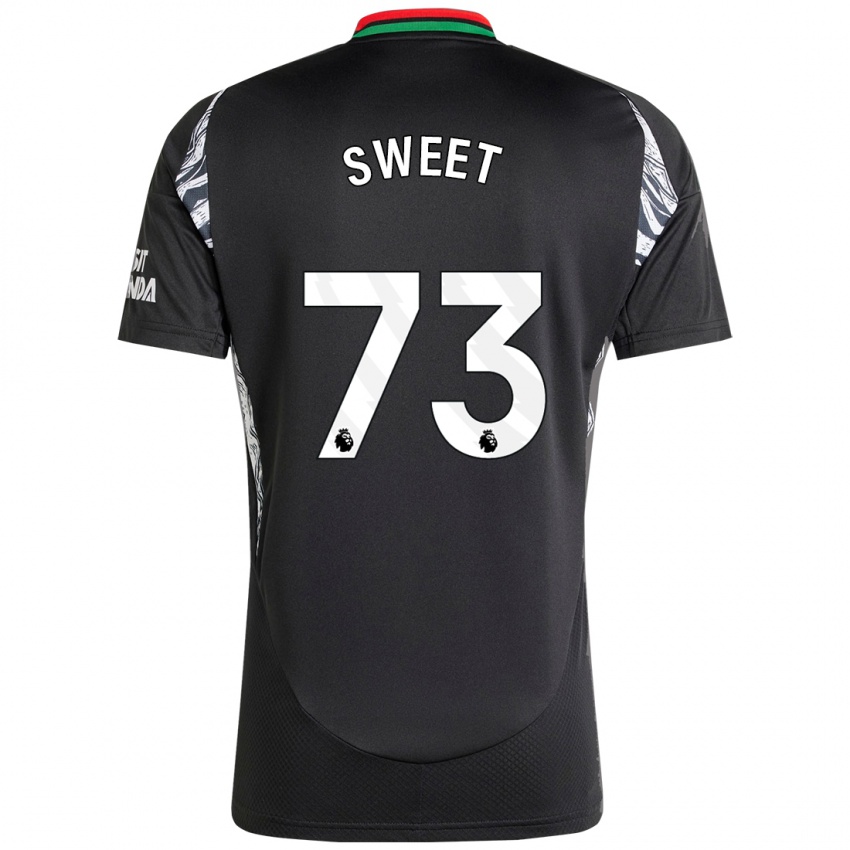 Bambino Maglia James Sweet #73 Nero Kit Gara Away 2024/25 Maglietta