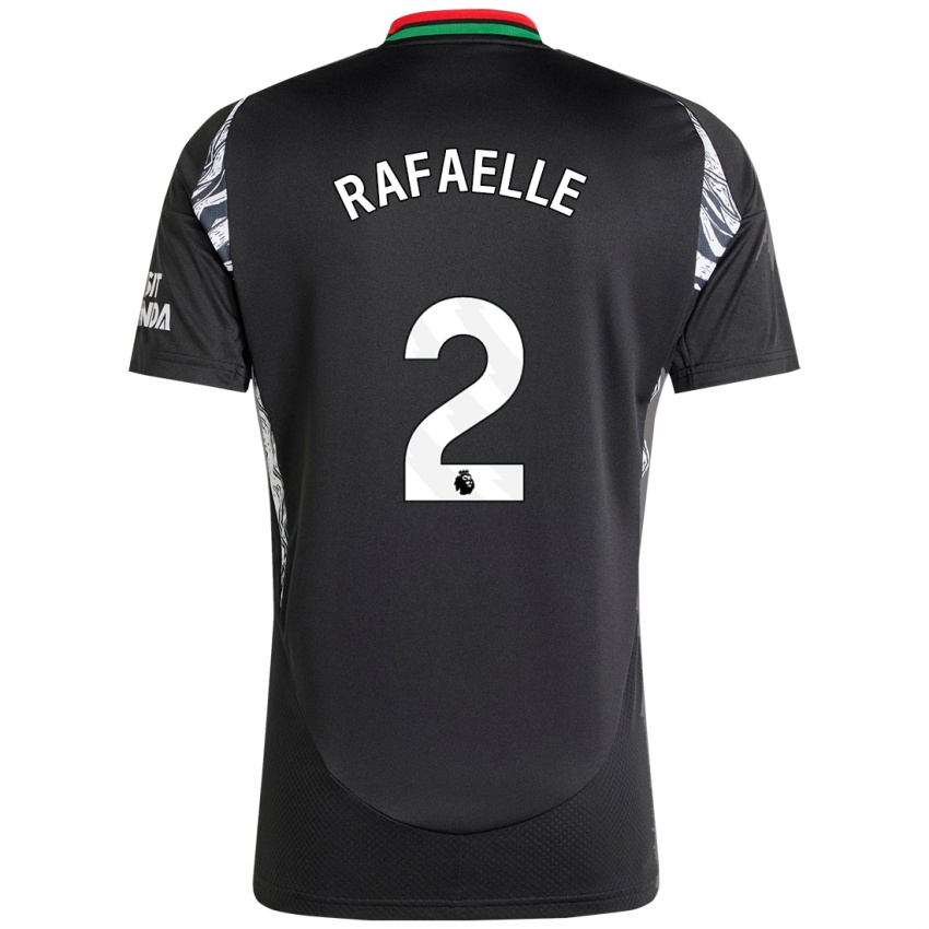 Bambino Maglia Rafaelle Souza #2 Nero Kit Gara Away 2024/25 Maglietta